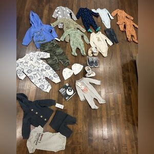 Bundle 20 items (+3 gift items) Total 23 items
NB/3M/6M